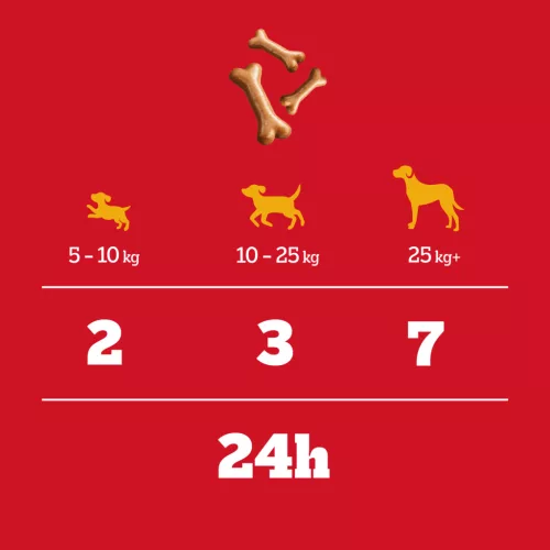 Pedigree Biscrok Gravy Bones hrană complementară pentru câini adulți 400 g