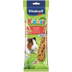   Vitakraft Kräcker Batoane crocante pentru porcușori de Guineea cu cereale și fructe 2 buc.
