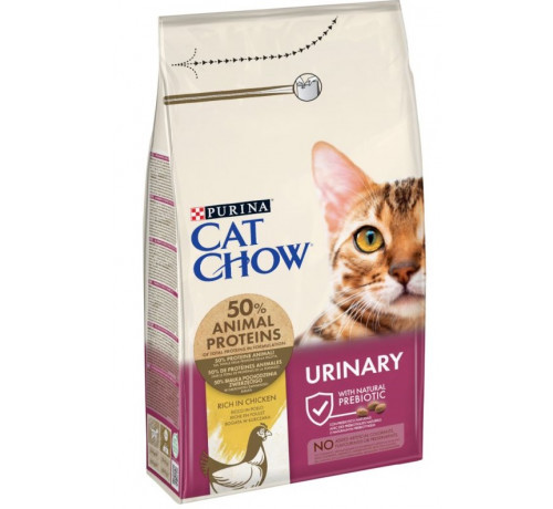 Cat Chow Urinary Tract Health Hrană uscată pentru pisici, cu pui 1,5 kg