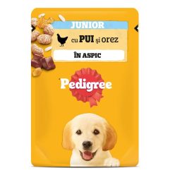   Pedigree Junior Hrană umedă căței, pui și orez în aspic 100 g