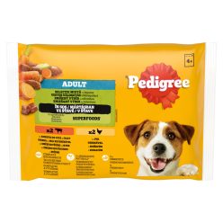   Pedigree Adult Hrană umedă câini, selecție mixtă în sos, plic 4 x 100 g