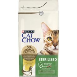   Cat Chow Sterilised Hrană uscată pentru pisici, cu pui 1.5 kg