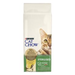   Cat Chow Sterilised Hrană uscată pentru pisici, cu pui 15 kg