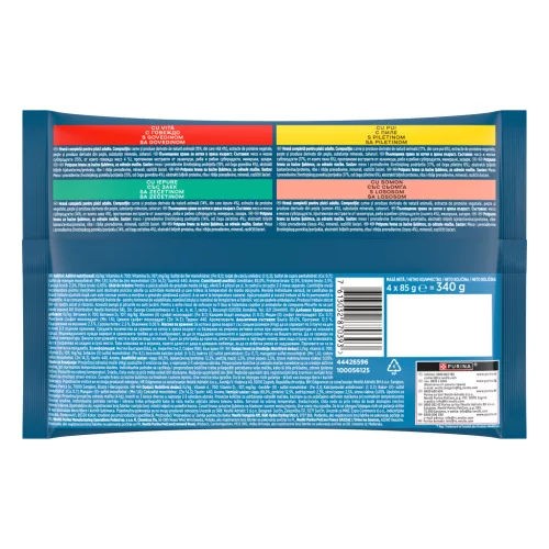 Gourmet Perle Hrană umedă pentru pisici, mini fileuri în sos 4x85 g