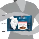 Gourmet Perle Hrană umedă pentru pisici, mini fileuri în sos 4x85 g