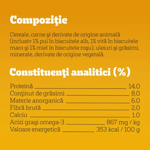 Pedigree Biscrok Original Hrană complementară pentru câini adulți 500 g