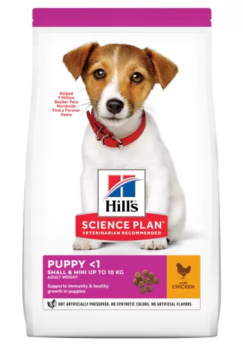 Hill's Hrană uscată pentru câini juniori de talie mică, cu pui 1.5 kg
