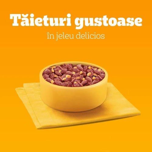 Pedigree Adult Hrană umedă câini, ficat de vită în aspic, plic 100 g