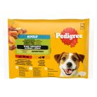 Pedigree Adult Hrană umedă pentru câini adulți, selecție mixtă în sos, plic 4 x 100 g