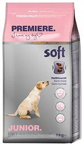 Premiere Soft Hrană uscată pentru căței și câini tineri, cu pui 1 kg