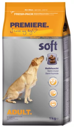 Premiere Soft Hrană pentru câini cu pasăre 1 kg