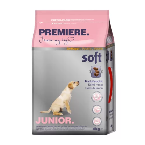 Premiere Soft Hrană pentru câini juniori cu pasăre 4 kg