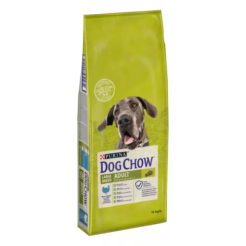 Dog Chow Hrană uscată pentru câini adulti de talie mare, cu curcan 14 kg