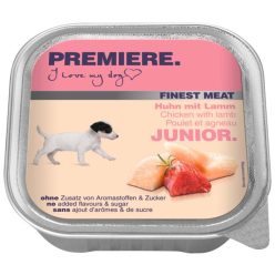   Premiere Finest Meat Hrană completă pentru câini junior, cu pui și miel 150 g