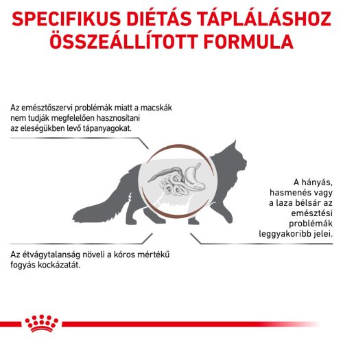Royal Canin Veterinary Hrană uscată pentru pisici cu probleme digestive 400 g
