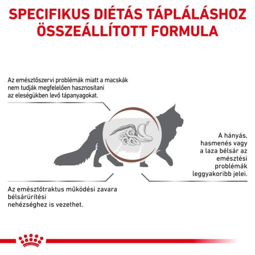 Royal Canin Veterinary Hrană uscată pentru pisici cu probleme digestive 400 g