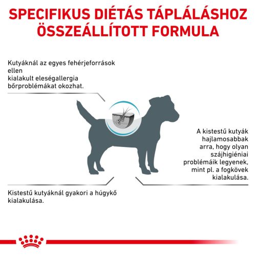 Royal Canin Veterinary Hrană uscată hipoalergenică pentru câini de talie mică 1 kg