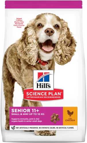 Hill's Hrană uscată pentru câini seniori de talie mică, cu pui 1.5 kg