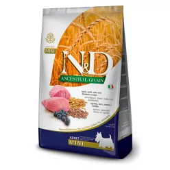   N&D Ancestral Grain Hrană uscată pentru câini adulți de talie mică, cu miel 800 g