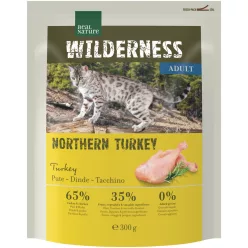   Real Nature Wilderness Hrană uscată pentru pisici adulte, cu curcan 300 g