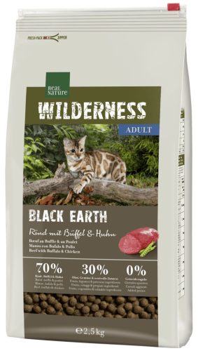 Real Nature Wilderness Hrană uscată pentru pisici adulte, cu vită și buffalo 2,5 kg