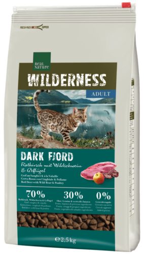 Real Nature Wilderness Hrană uscată pentru pisici adulte, cu ren 2,5 kg