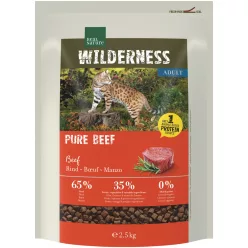   Real Nature Wilderness Hrană uscată pentru pisici adulte, cu vită 2.5 kg