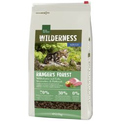   Real Nature Wilderness Hrană uscată pentru pisici adulte cu mistreț, rață, iepure și căprioară 2,5 kg