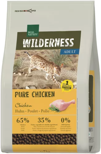 Real Nature Wilderness Hrană uscată pentru pisici adulte, cu pui 7 kg