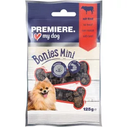 Premiere Mini Recompense pentru câini cu vită 125 g 