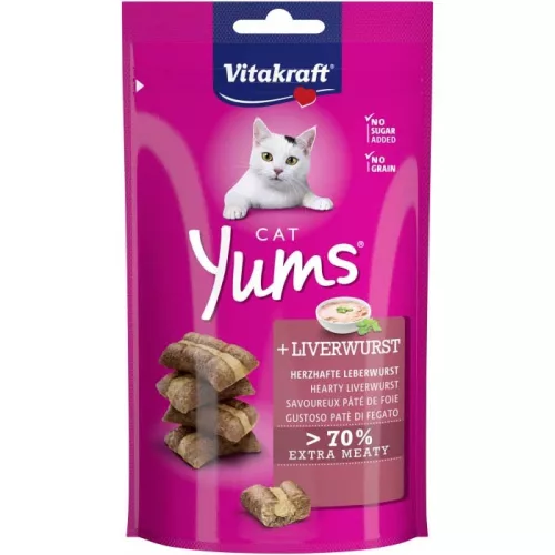 Vitakraft Yums Recompense pentru pisici cu ficat 40 g