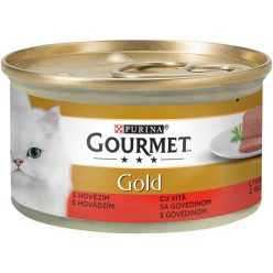   Gourmet Gold Hrană umedă pentru pisici, cu pate de vită 85 g