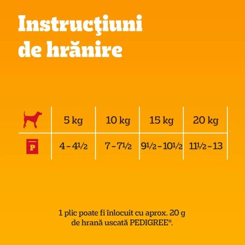 Pedigree Adult Hrană umedă pentru câini adulți cu ficat de vită și bucăți de pasăre în aspic 4x100 g

