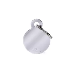 MyFamily Basic Medalion rotund S argintiu