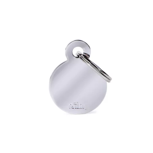 MyFamily Basic Medalion rotund S argintiu