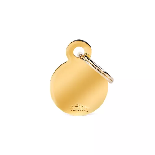 MyFamily Basic Medalion rotund S auriu