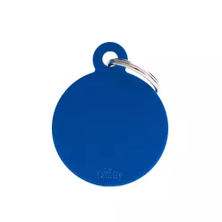 MyFamily Basic Medalion rotund L albastru