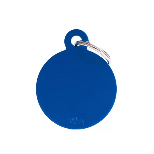 MyFamily Basic Medalion rotund L albastru