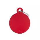 MyFamily Basic Medalion rotund L roşu