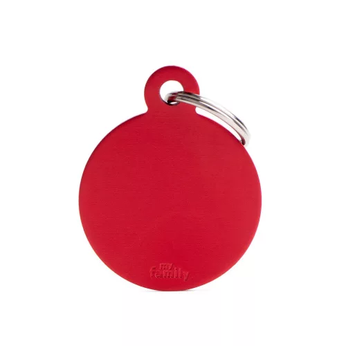 MyFamily Basic Medalion rotund L roşu