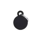 MyFamily Basic Medalion rotund S negru