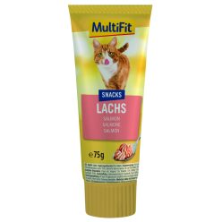 MultiFit Recompensă pentru pisici cu cremă de somon 75g