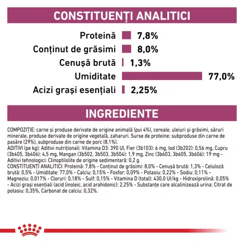 Royal Canin Veterinary Hrană umedă pentru pisici, susținerea funcției renale, cu pui 85 g