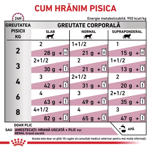 Royal Canin Veterinary Hrană umedă pentru pisici, susținerea funcției renale, cu pește 85 g