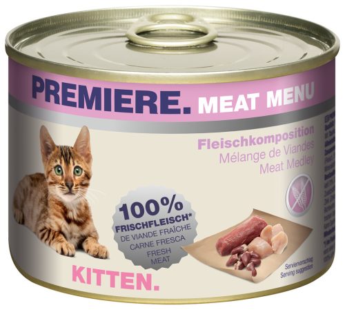 Premiere Meat Hrană pentru puii de pisică cu carne 200 g