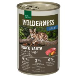   Real Nature Wilderness Hrană pentru pisici adulte, cu vită și bivoliță 400g
