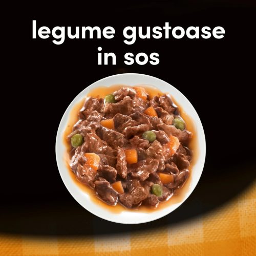 Cesar Hrană umedă pentru câini adulți, cu pui și legume gustoase în sos 100 g