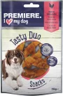 Premiere I Love My Dog Gustare nutritivă pentru câini, cu piept de pui și cartof dulce 70 g