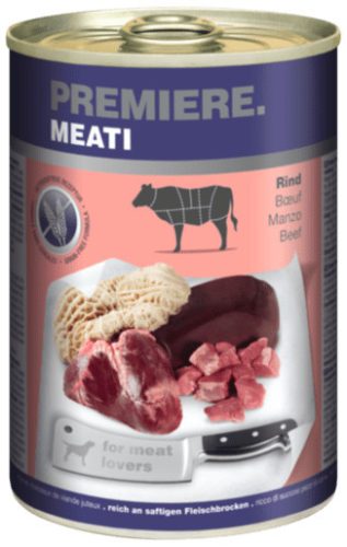 Premiere Meati Hrană pentru câini adulți cu vită 400 g