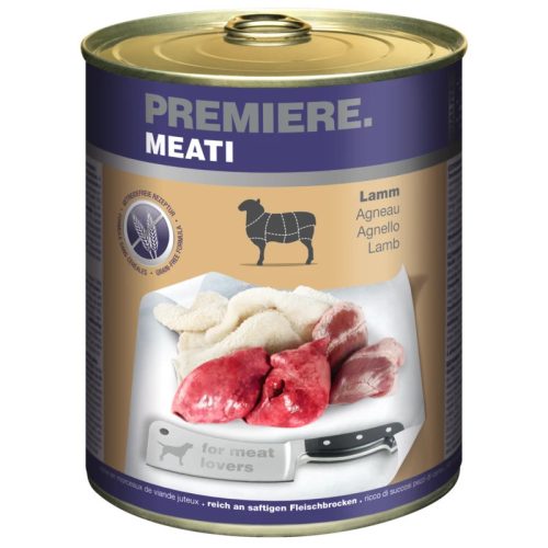 Premiere Meati Hrană pentru câini cu miel 800 g